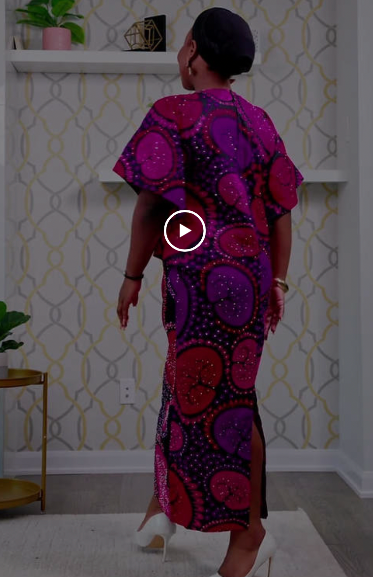 Elichim Women's African Beaded Dress