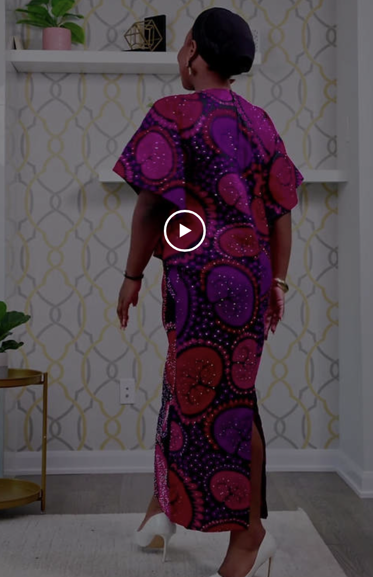 Elichim Women's African Beaded Dress