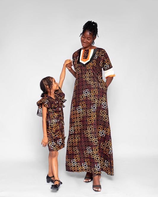 Mommy & Me Holiday Togetherness Bundle in Geometric Patterns