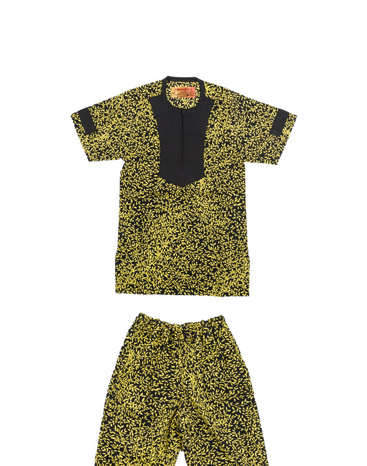 Okon Boys African Co-Ord Outfit, (shirt and matching pants)