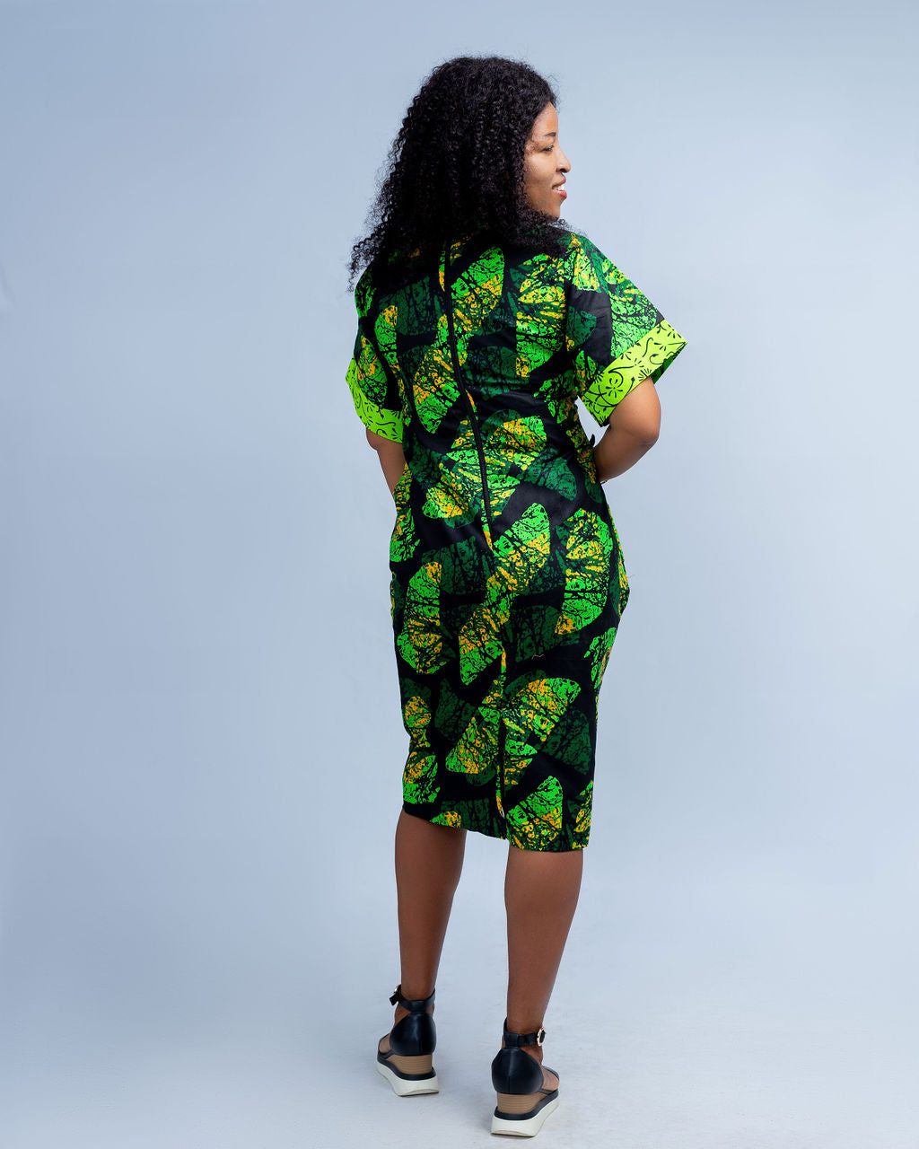 Okwu Women's African Print Dress (Mix and Match Ankara)