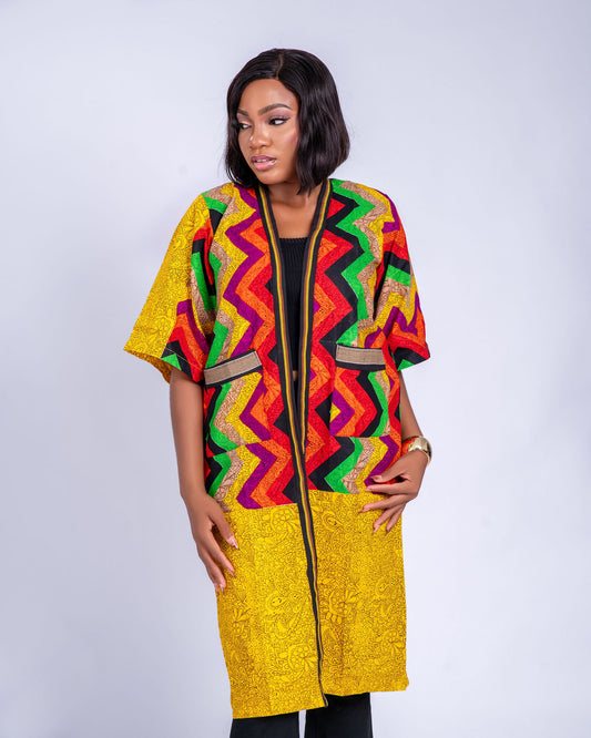 Adwoa Women's African Print Kimono