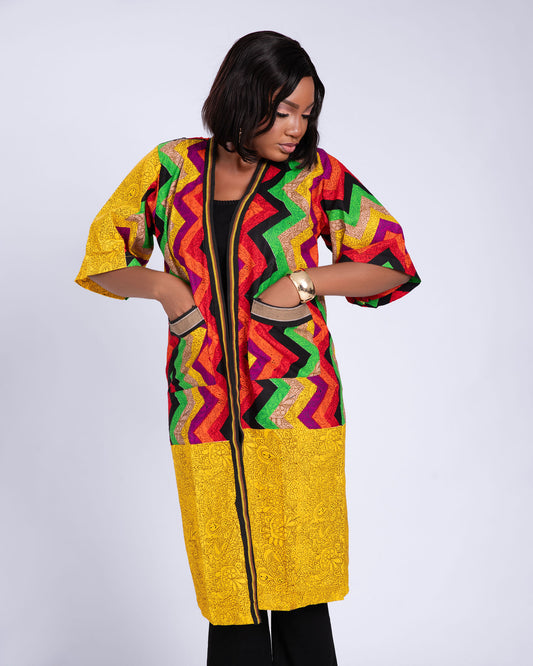 Adwoa Women's African Print Kimono