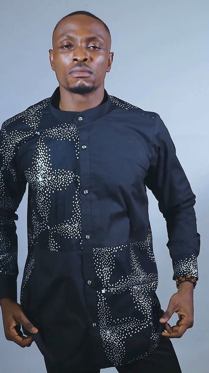 Tito Men's African Print Shirt